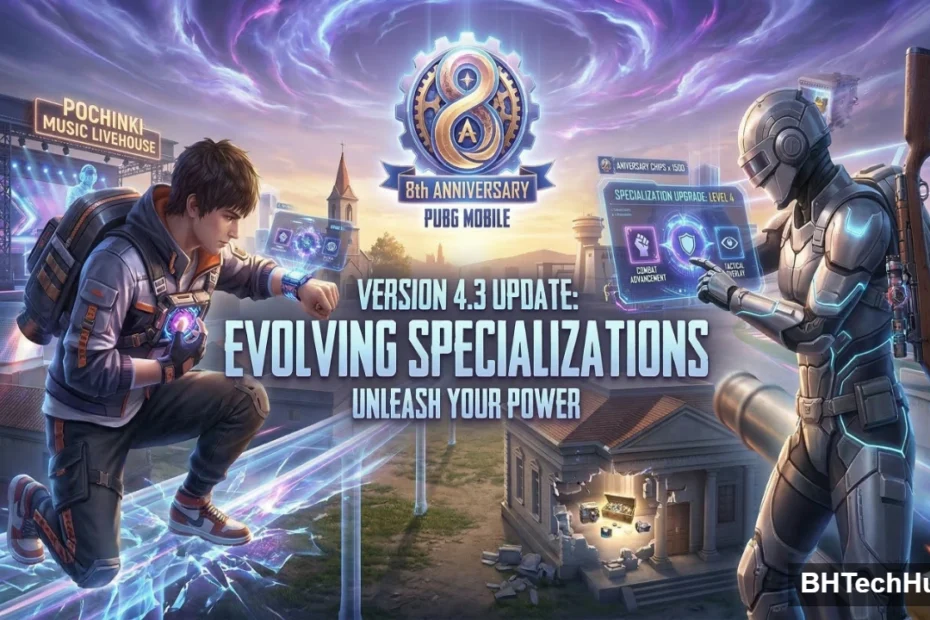 PUBG Mobile 4.3 Update 8th Anniversary Evolving Universe New Features and Release Date