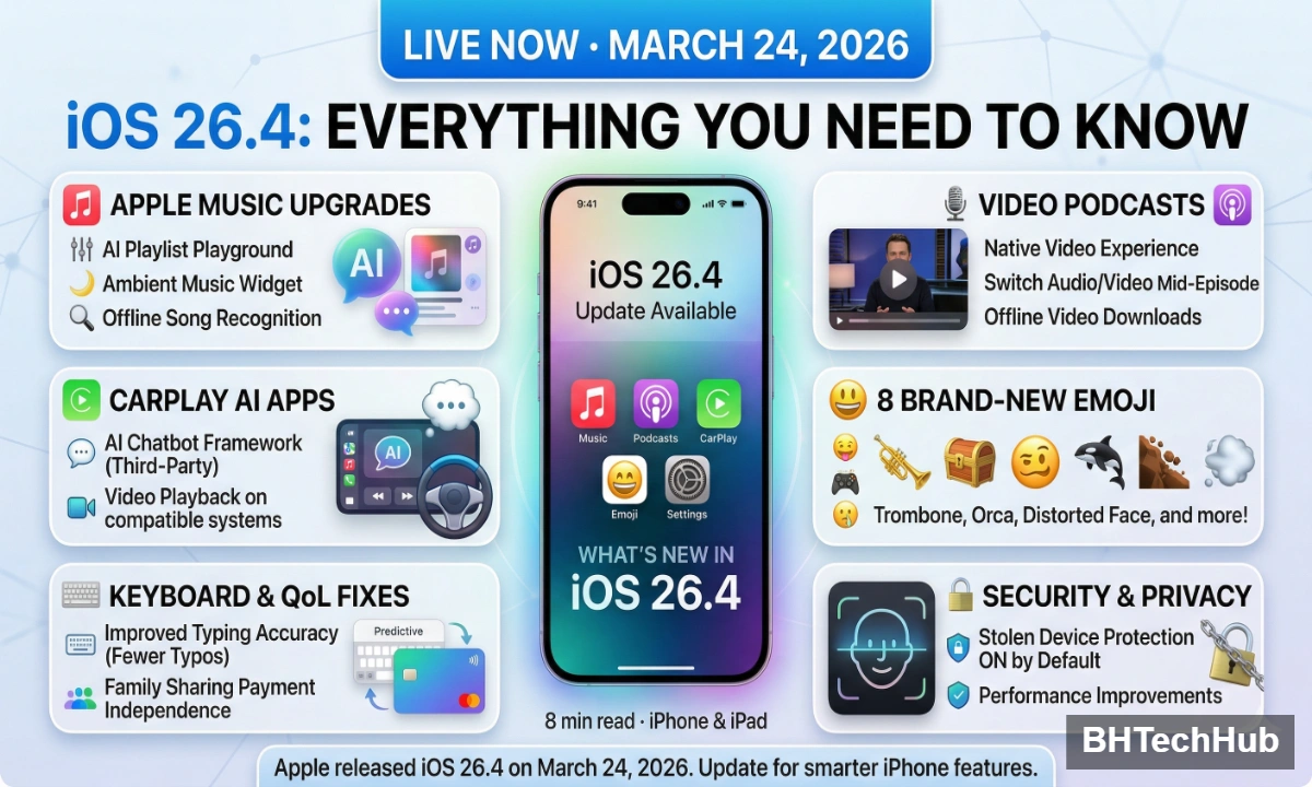 iOS 26.4: EverythingYou Need to Know