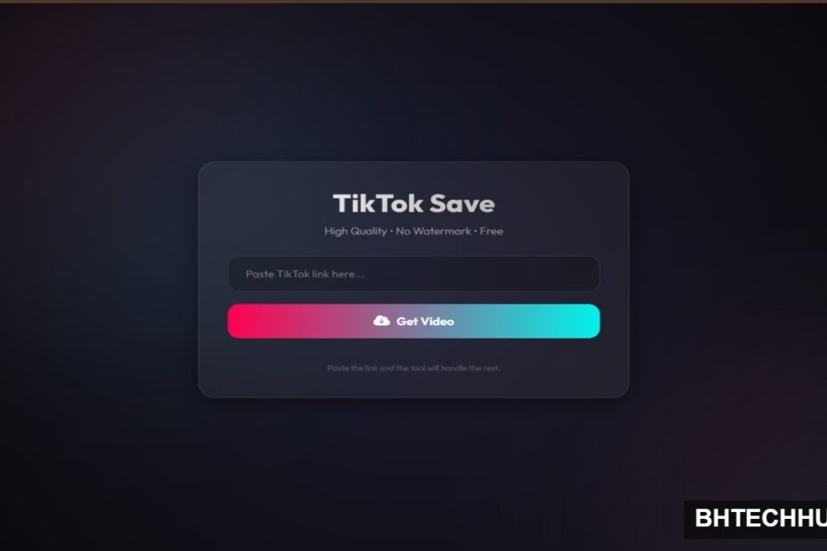 TikTok video downloader without watermark