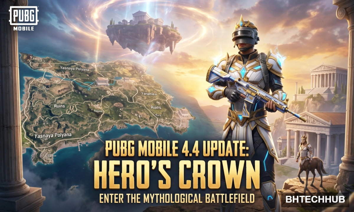 PUBG Mobile 4.4 Update: Enter the Mythological Battlefield of “Hero’s Crown”